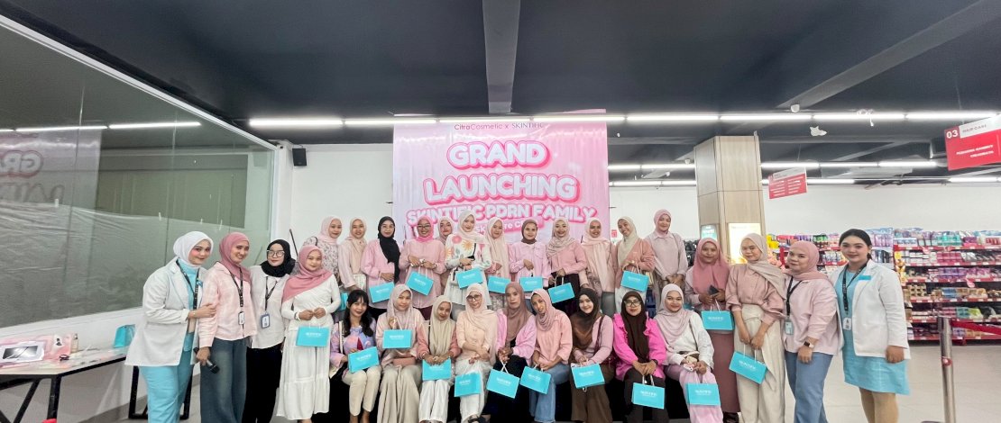 CitraCosmetic kembali menghadirkan kegiatan edukatif bagi para pecinta skincare melalui acara Citra Cosmetic x Skintific: Launching Skintific PDRN Spray and Skincare Class yang berlangsung di CitraCosmetic Perintis, Sabtu, 18 Juli 2026.