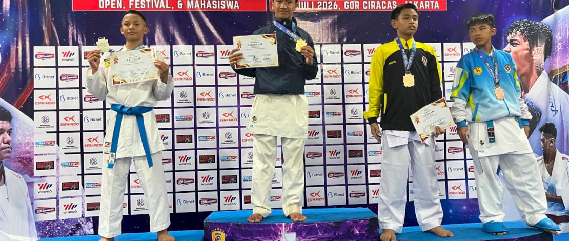 Kontingen Federasi Olahraga Karate-Do Indonesia (FORKI) Kabupaten Luwu Timur kembali menorehkan prestasi membanggakan di tingkat internasional. Pada ajang International Open Karate Championship &ndash; Esa Unggul Cup VI yang berlangsung di GOR Ciracas, Jakarta Timur, 17&ndash;19 Juli 2026.