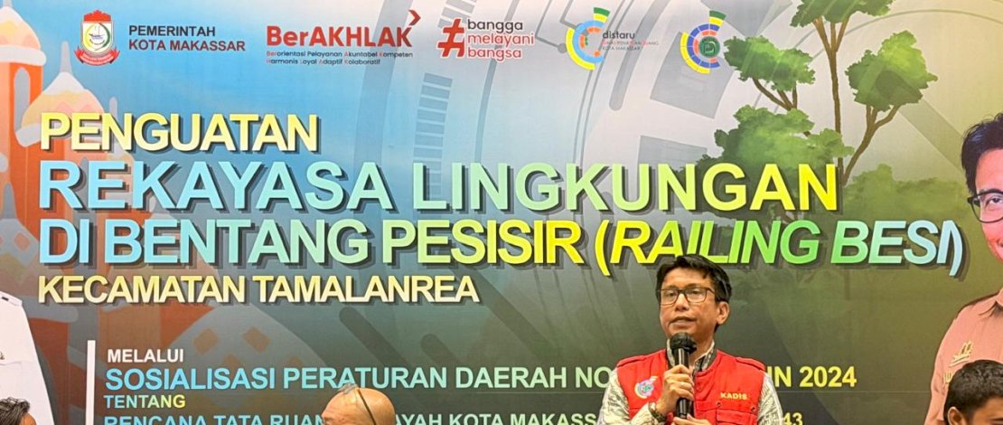 Distaru Makassar Luncurkan "Railing Besi", Sistem Digital Pengawas Tata Ruang untuk Cegah Pelanggaran Sejak Awal