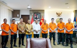 Temui Kepala Basarnas RI, Gubernur Sulsel Minta Perhatian Nasional untuk Penguatan Basarnas di Wilayah Kepulauan