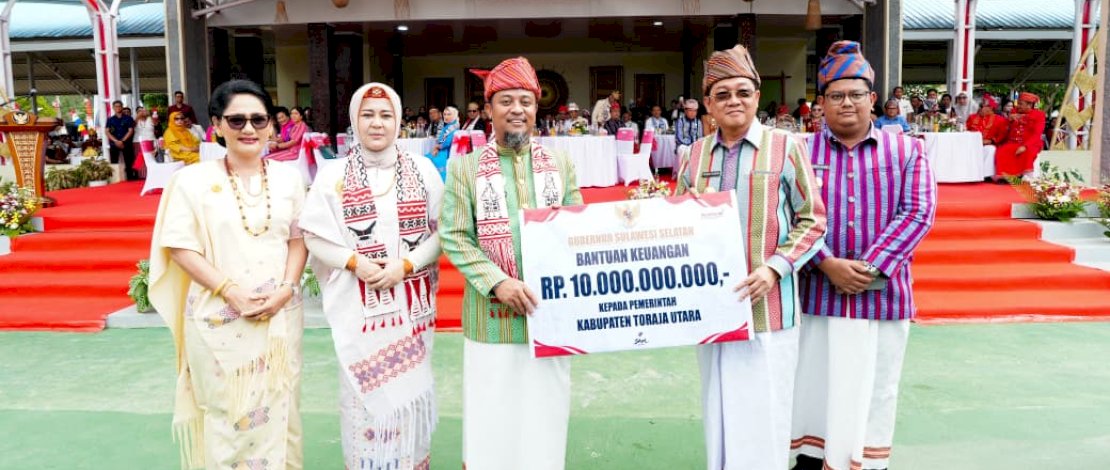 Di Hari Jadi Toraja Utara ke-18, Gubernur Sulsel: Pembangunan Harus Merata hingga ke Pelosok