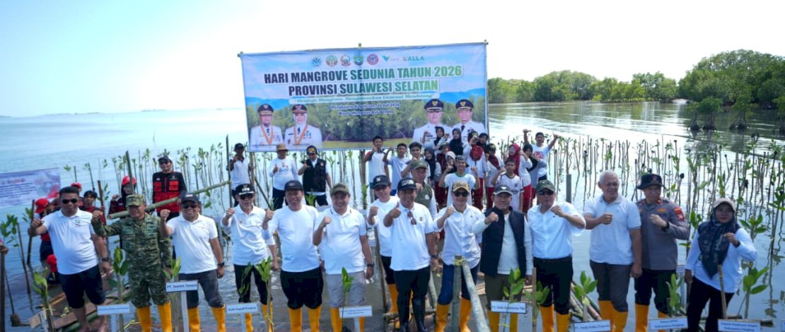 Hari Mangrove Sedunia 2026, Pemprov Sulsel Ajak Kolaborasi Percepat Pemulihan Ekosistem Mangrove