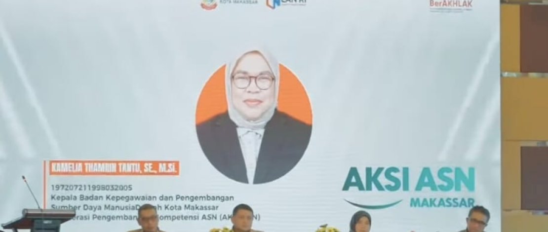 BKPSDM Makassar Luncurkan AKSI ASN, Pemetaan Kompetensi dan E-Learning Jadi Senjata Baru Tingkatkan Kualitas Aparatur