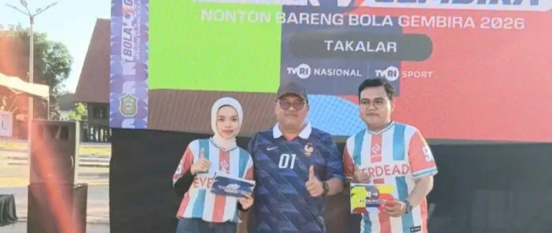 Nobar Piala Dunia 2026 di Takalar Jadi Panggung Hiburan Rakyat dan Penggerak UMKM