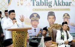 Syaharuddin Alrif dan Ustaz Abdul Somad Ajak Masyarakat Sidrap Perkuat Iman dan Ikhtiar Hadapi Kemarau