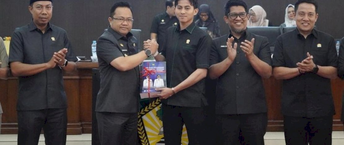 Wabup Gowa Serahkan Ranperda APBD 2025, Pendapatan Daerah Capai 101,05 Persen