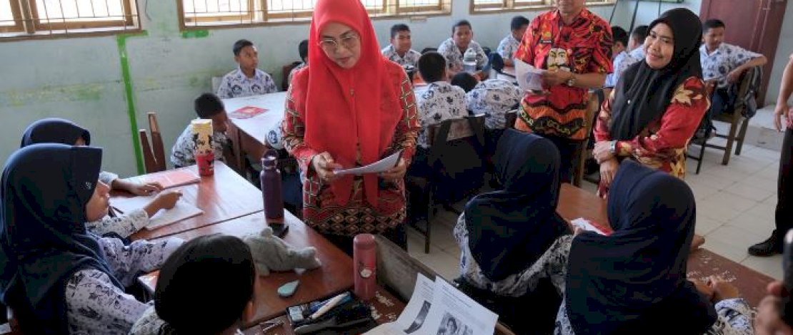 Awal Tahun Ajaran, Bupati Gowa Sidak SMP Negeri 1 Sungguminasa Pastikan Kualitas Pembelajaran