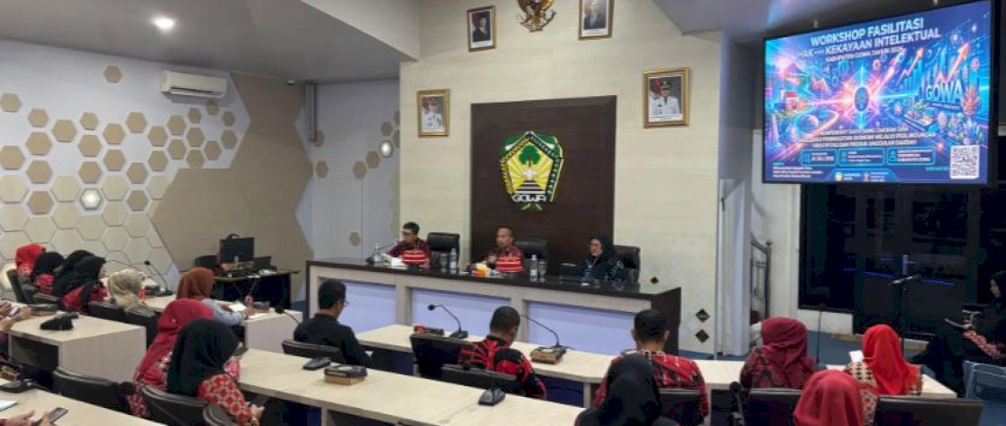 Dorong Produk Lokal Naik Kelas, Pemkab Gowa Fasilitasi Perlindungan Hak atas Kekayaan Intelektual  Bagi UMKM