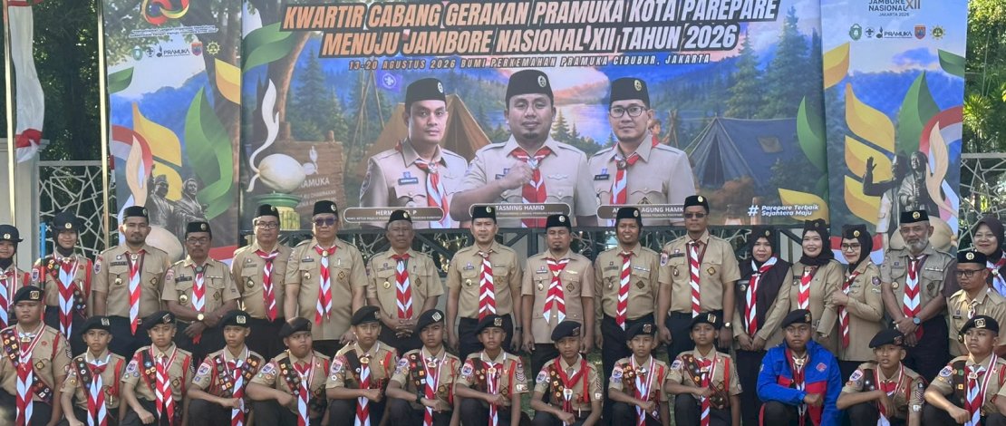 38 Pramuka Parepare Siap Harumkan Nama Daerah di Jambore Nasional XII, Wali Kota: Jadilah Duta Terbaik Kota Cinta