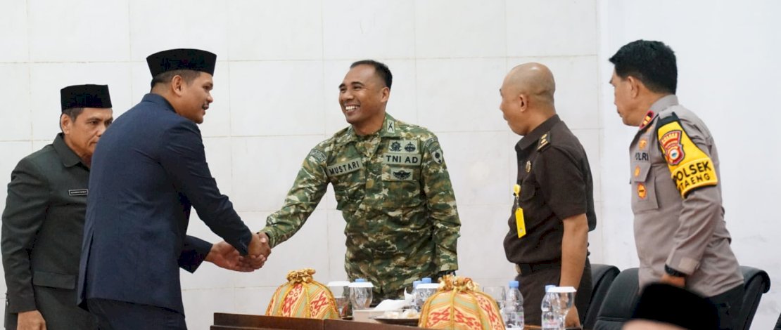 Bupati Bantaeng M Fathul Fauzi Nurdin menghadiri Rapat paripurna dalam rangka penyerahan Rancangan KUA dan  PPAS APBD Tahun Anggaran 2027, Senin, 3 Agustus 2026.