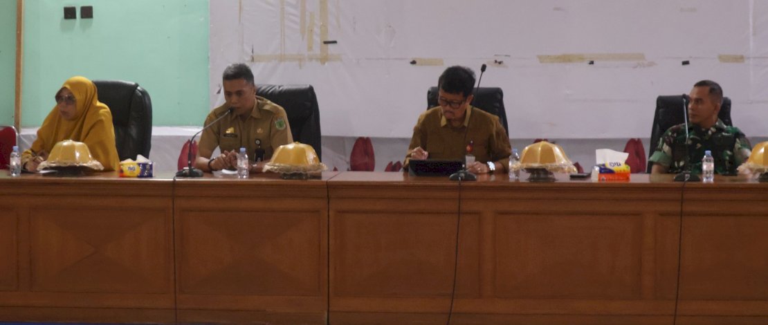 Sekda Pinrang Pimpin Rakor Persiapan Peringatan HUT RI ke-81