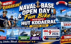 Mariki Ramaikan Naval Base Open Day dan Fun Bike HUT Kodaeral 2026 di Makassar