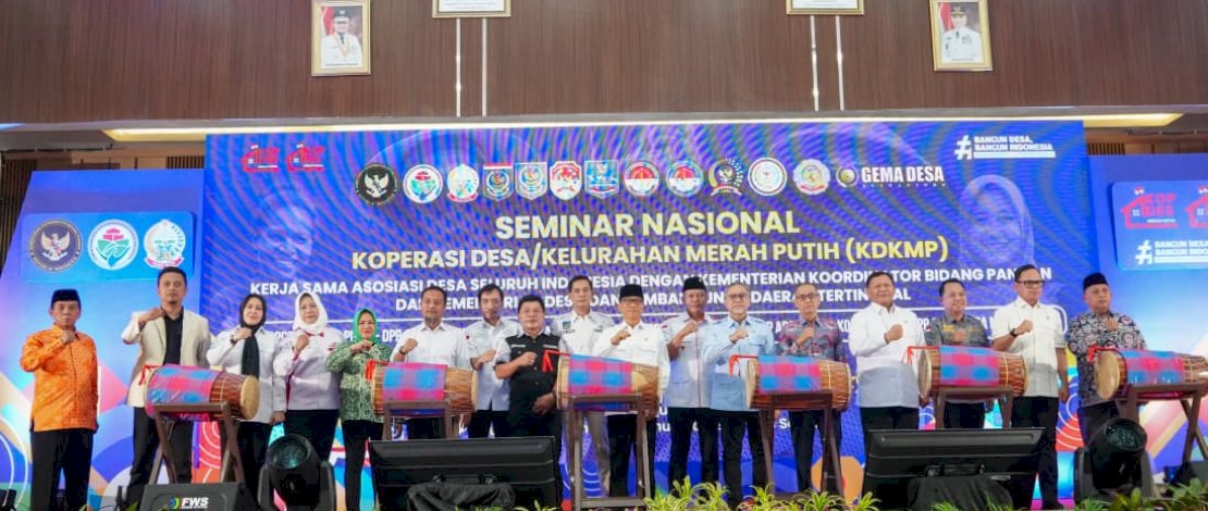 Dihadiri Menko Pangan dan Mendes, Gubernur Sulsel Harap KDKMP Optimalkan Program Pemerintah untuk Masyarakat