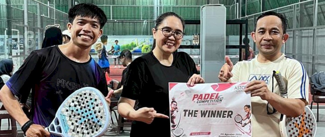 Sambut HUT ke-81 RI, Aston Makassar Perkuat Kekompakan Karyawan Lewat Padel Fun Competition