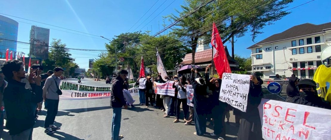 Ratusan Warga Tamalanrea Desak Relokasi Proyek PSEL, Tolak Fasilitas Pengolah Sampah Dibangun di Permukiman