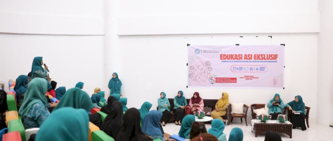 TP PKK Makassar Perkuat Edukasi ASI Eksklusif untuk Cegah Stunting pada Peringatan Pekan Ibu Menyusui Dunia 2026