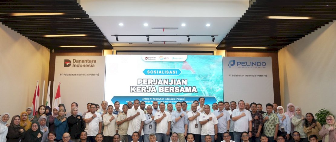 Pelindo dan SPPI Bersatu Perkuat Sinergi, PKB 2026&ndash;2028 Jadi Fondasi Hubungan Industrial yang Harmonis