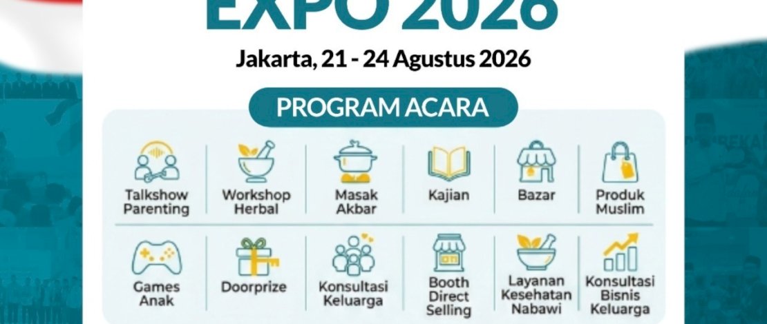 Muktamar V Wahdah Islamiyah Hadirkan Bazar Halal dan Muslim Family Expo 2026, Target 12 Ribu Pengunjung