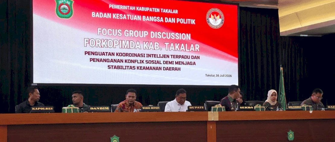 Antisipasi Konflik Sosial, Pemkab Takalar Perkuat Sinergi Intelijen dan Deteksi Dini Bersama Forkopimda
