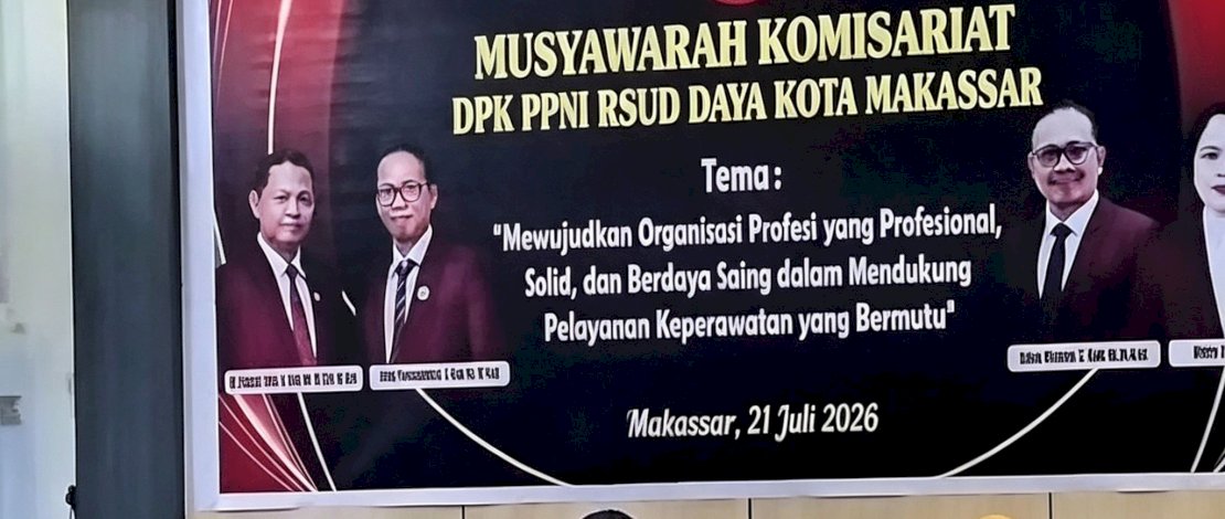 Musyawarah Komisariat DPK PPNI RSUD Daya Kota Makassar Berlangsung Sukses, Pilih Pimpinan Periode 2026&ndash;2031