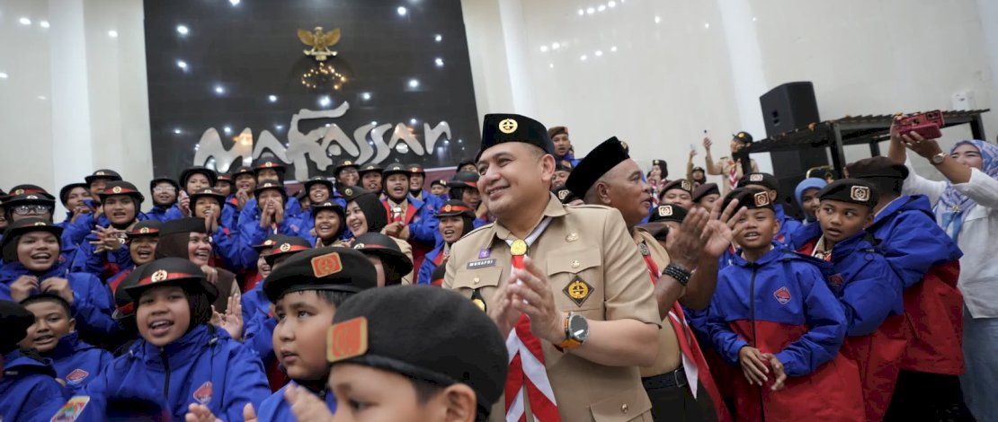 Lepas Kontingen Jamnas XII, Appi Titip Nama Baik Makassar dan Semangat Kepemimpinan kepada Pramuka