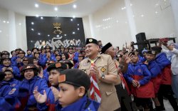 Lepas Kontingen Jamnas XII, Appi Titip Nama Baik Makassar dan Semangat Kepemimpinan kepada Pramuka