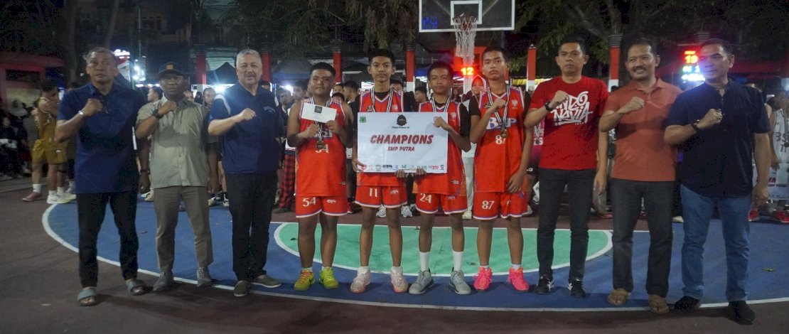Bupati Pinrang Tutup Kompetisi Basket 3X3 Antarpelajar dan Klub