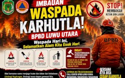 Waspada Karhutla! BPBD Luwu Utara Ingatkan Ancaman Sanksi Pidana hingga Denda Besar Bagi Pembakar Lahan