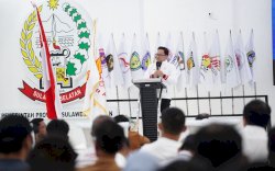 Dihadiri Bupati Sidrap, Darmawangsyah Muin Lantik Pengurus KONI Sidenreng Rappang