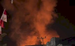 Kebakaran Hebat di Kandea Makassar Hanguskan 37 Rumah, 245 Warga Terdampak