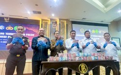BI dan BOTASUPAL Sulsel Musnahkan 4.144 Lembar Uang Palsu Temuan Januari 2025 - Mei 2026