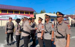 Kapolres Selayar Pimpin Sertijab Lima Pejabat, Lantik Kasi Humas Baru