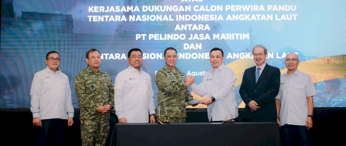 PT Pelindo Jasa Maritim (PJM) bersama Tentara Nasional Indonesia Angkatan Laut (TNI AL) memperkuat sinergi dalam pengembangan kompetensi sumber daya manusia di bidang kepanduan melalui Pendidikan dan Pelatihan (Diklat) Pembentukan Pandu Tingkat II Angkatan V Tahun 2026 bagi Perwira TNI AL.
