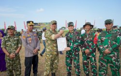 Bupati Pinrang Hadiri Penutupan TMMD ke-129, Sejumlah Infrastruktur Dibangun untuk Dukung Aktivitas Warga  &nbsp;