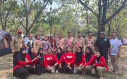 Hadir Langsung di Jamnas 2026, Ani Nurbani Irwan Beri Semangat Kontingen Pramuka Luwu Timur