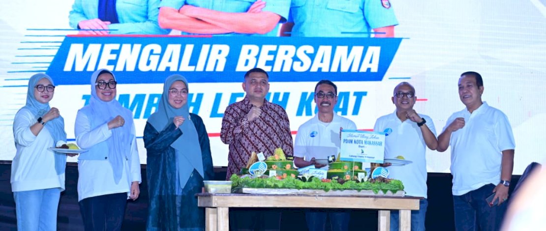 Gathering Pegawai HUT ke-102 Perumda Air Minum, Munafri Titip Pesan: Besarkan Perusahaan, Bukan Faksi