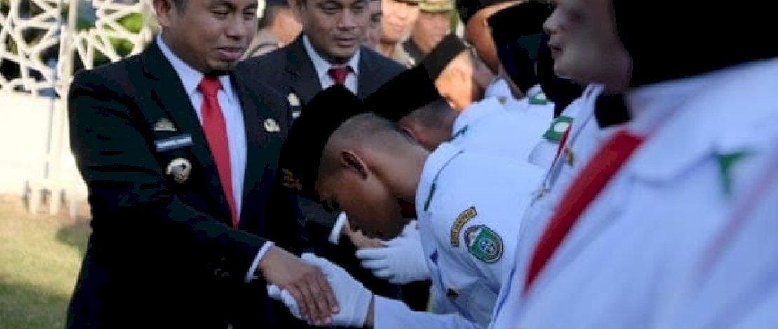 Calon Paskibraka Parepare 2026 Dikukuhkan, Tasming Hamid Tekankan Disiplin dan Nasionalisme
