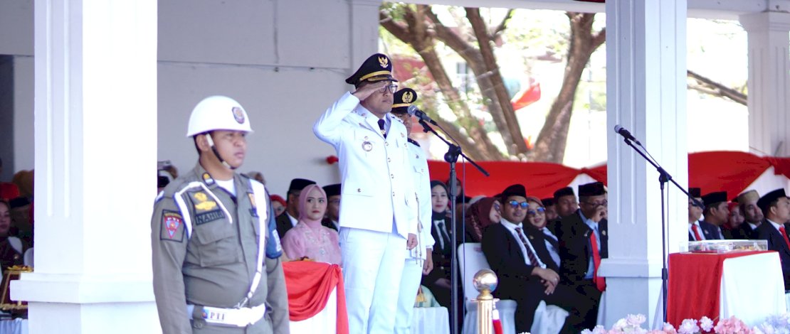 Upacara Peringatan Hari Ulang Tahun (HUT) ke-81 Kemerdekaan Republik Indonesia di Lapangan Pasamatturukang, Senin, 17 Agustus 2026.
