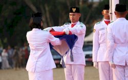 Haru dan Bangga! Paskibraka Luwu Timur Tak Kuasa Tahan Tangis Usai Turunkan Sang Saka Merah Putih
