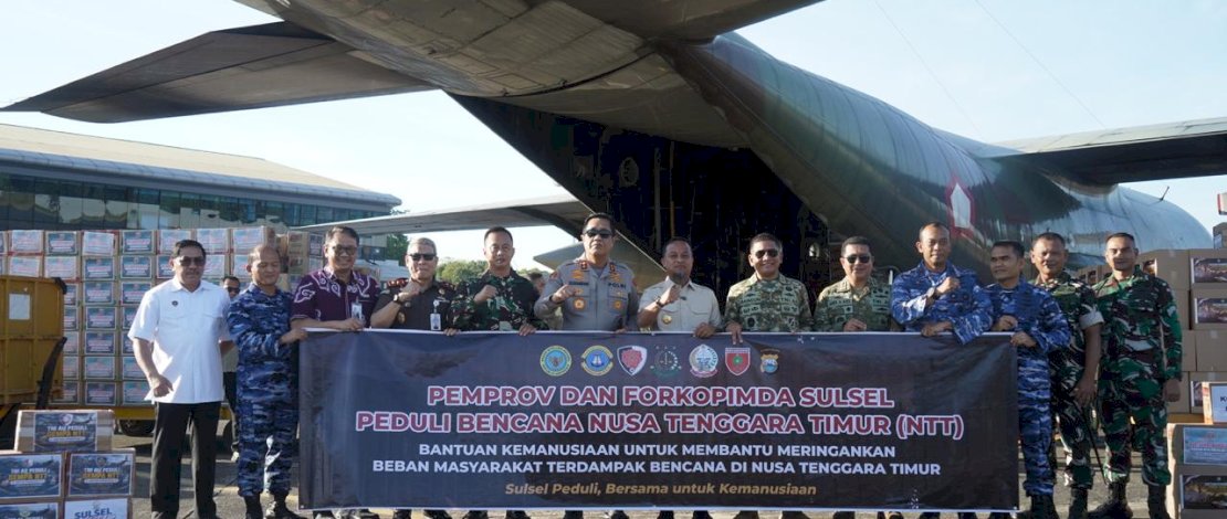 Peduli Korban Gempa NTT, Sulsel Kirim 25 Ton Bantuan Kemanusiaan