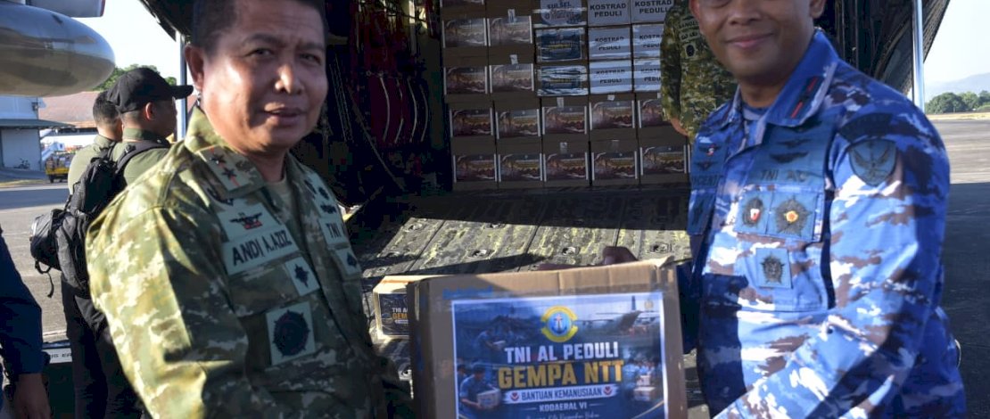 Peduli Korban Gempa NTT, Dankodaeral VI Bersama Forkopimda Sulsel Lepas Bantuan Kemanusiaan 