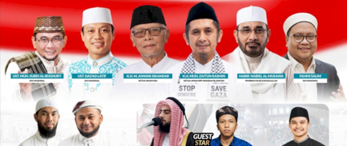 Deretan Da'i Nasional Siap Meriahkan Tabligh Akbar Nasional dan Pembukaan Muktamar V Wahdah Islamiyah di Masjid Istiqlal Besok