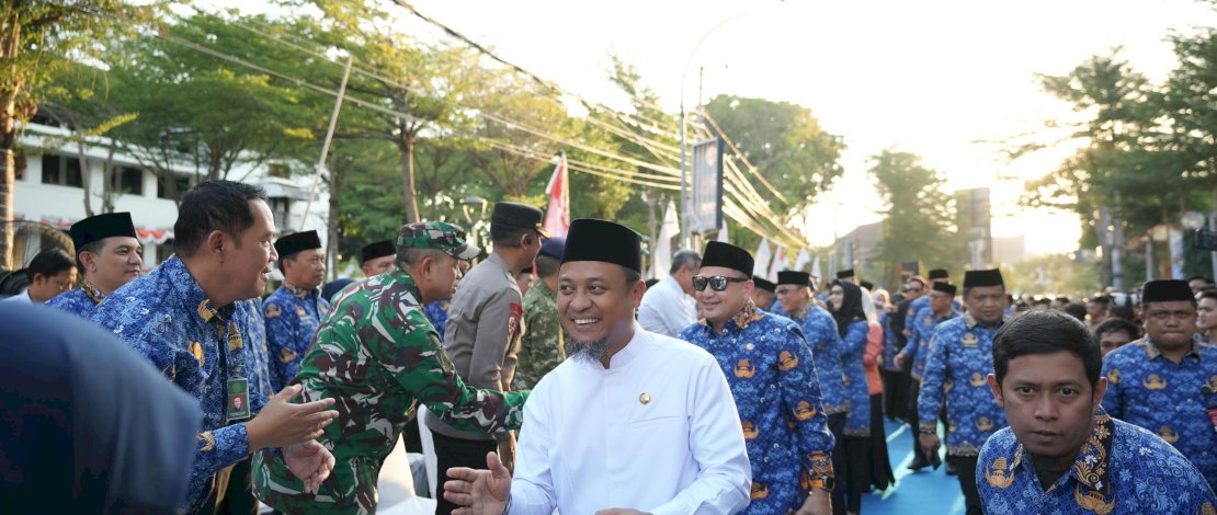 Sebanyak 1.157 peserta yang tergabung dalam 117 kafilah dari 38 provinsi serta perwakilan dari 79 kementerian dan lembaga mengikuti kegiatan Defile Kafilah dalam rangka Musabaqah Tilawatil Qur&rsquo;an (MTQ) VIII KORPRI Tingkat Nasional Tahun 2026 di Provinsi Sulawesi Selatan. 
