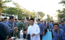 1.157 Peserta dari 38 Provinsi dan 79 Kementerian-Lembaga Ikuti Defile MTQ KORPRI di Makassar