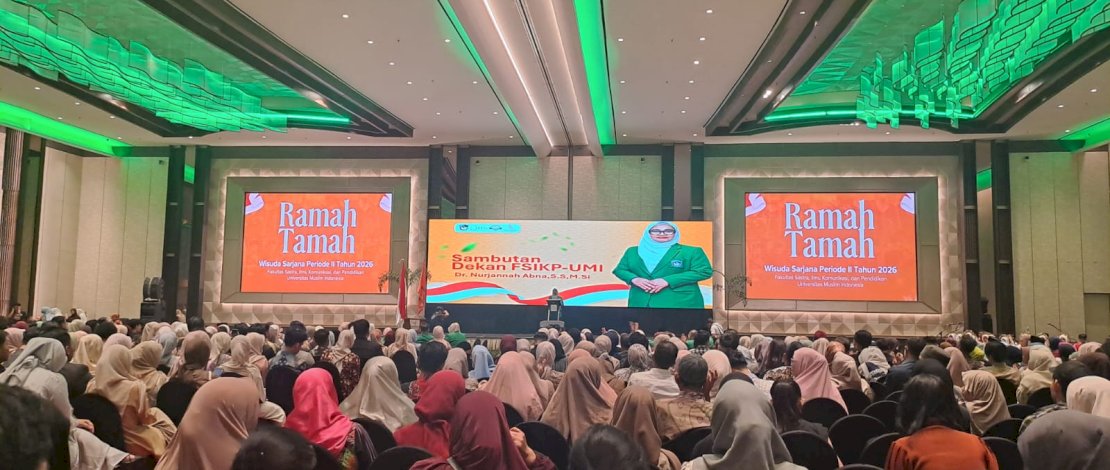 Fakultas Sastra UMI Lepas 281 Wisudawan pada Wisuda Periode II Tahun 2026