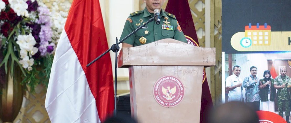 Kepala Badan Cadangan Nasional, Letnan Jenderal TNI Gabriel Lema, S.Sos