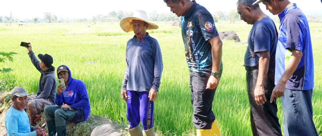 Bupati Uji Nurdin bersama masyarakat menggelar kerja&nbsp;&nbsp;bakti pembersihan irigasi yang berada di Desa Biangloe, Kecamatan Pa'jukukang, Sabtu, 29 Agustus 2026.
