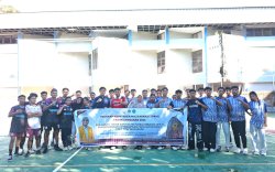 Program Kemitraan Masyarakat, Dosen FIKK UNM Gelar Sosialisasi Teknik dan Taktik Futsal Bagi Mahasiswa STKIP YPUP Makassar