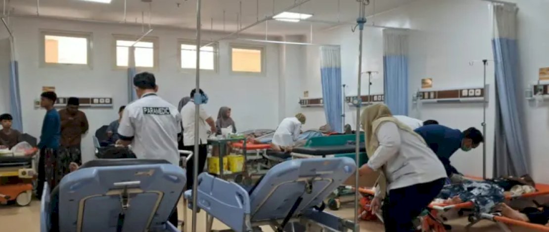 Suasana ruang Instalasi Gawat Darurat (IGD), Rumah Sakit Umum Daerah (RSUD) Notopuro, Sidoarjo, pada Rabu (02/09) siang. (Ist)