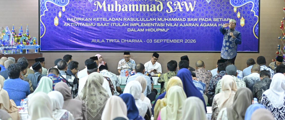 Gelar Peringatan Maulid Nabi, Plt Dirut PDAM Makassar Ajak Pegawai Hadirkan Keteladanan Rasulullah